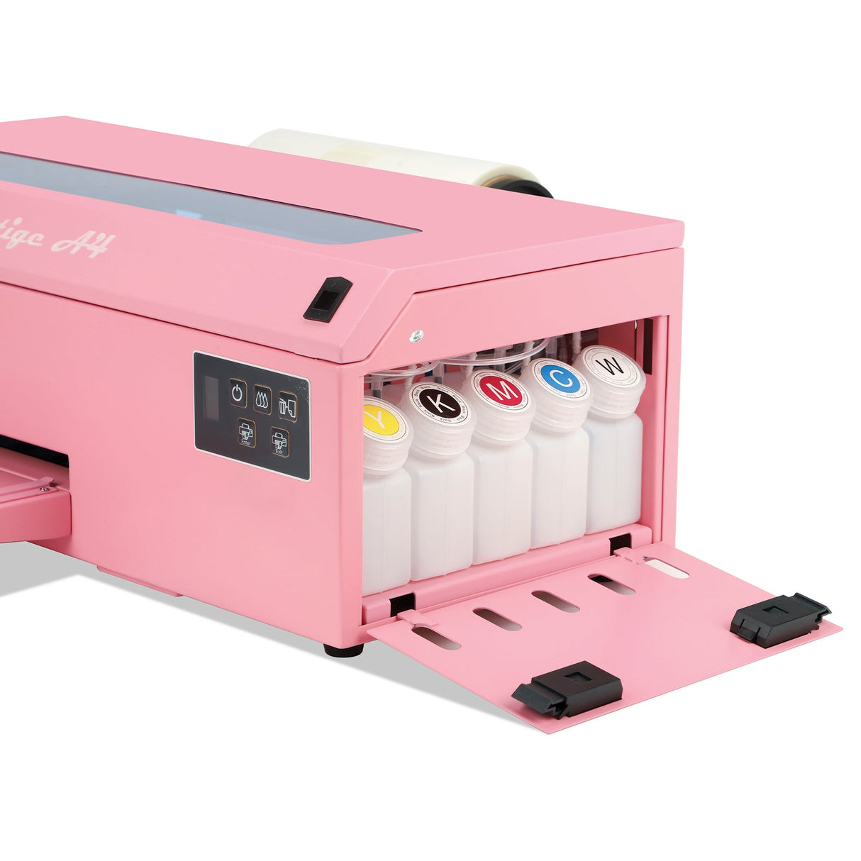 DTF Station 8" Prestige A4 DTF Printer with Ink, Film, and Supplies - Pink - HeatPressNation