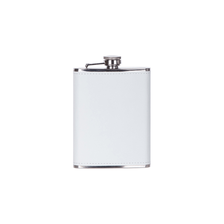 HPN SubliCraft 8 oz. Stainless Steel Flask with Sublimation PU Cover - HeatPressNation