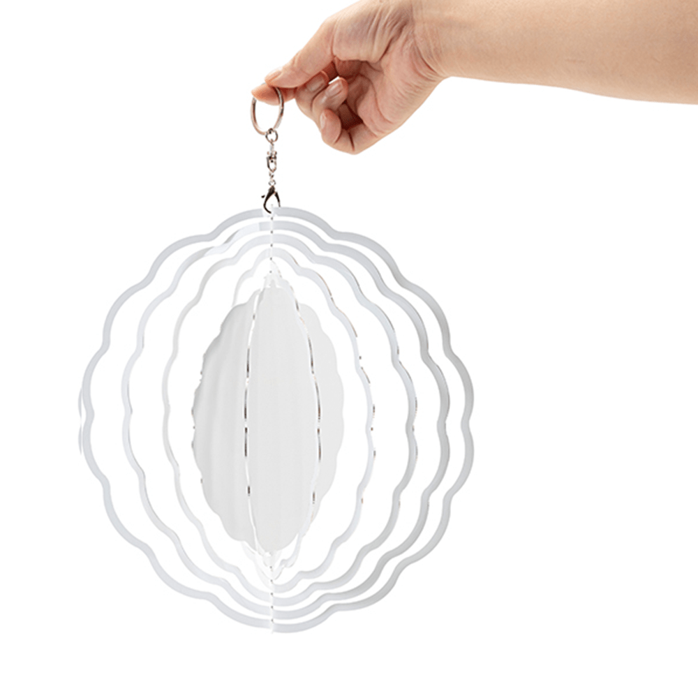 HPN SubliCraft Circle Sublimation Aluminum Wind Spinner - HeatPressNation