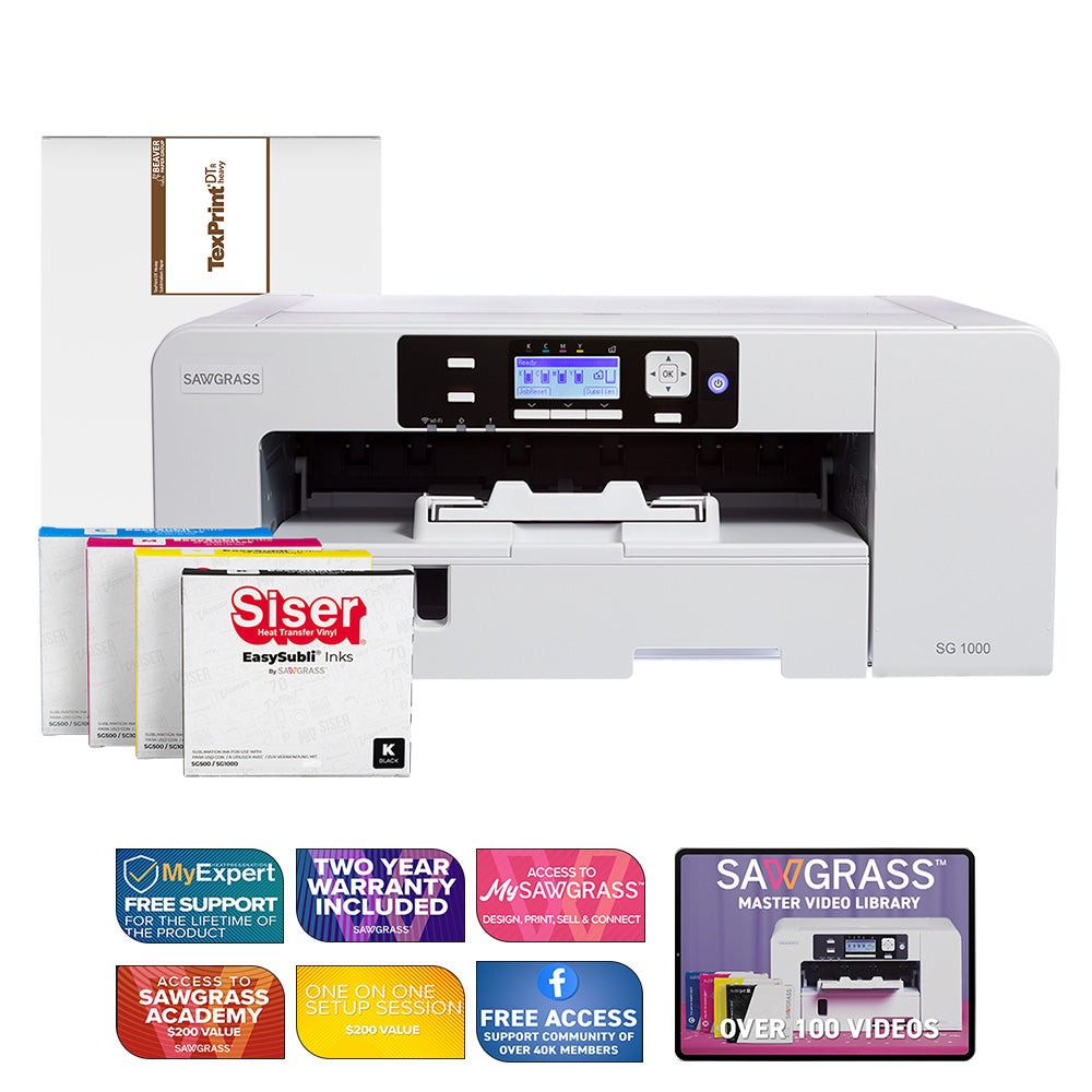 Sawgrass Virtuoso SG1000 Complete Siser EasySubli Printer Kit