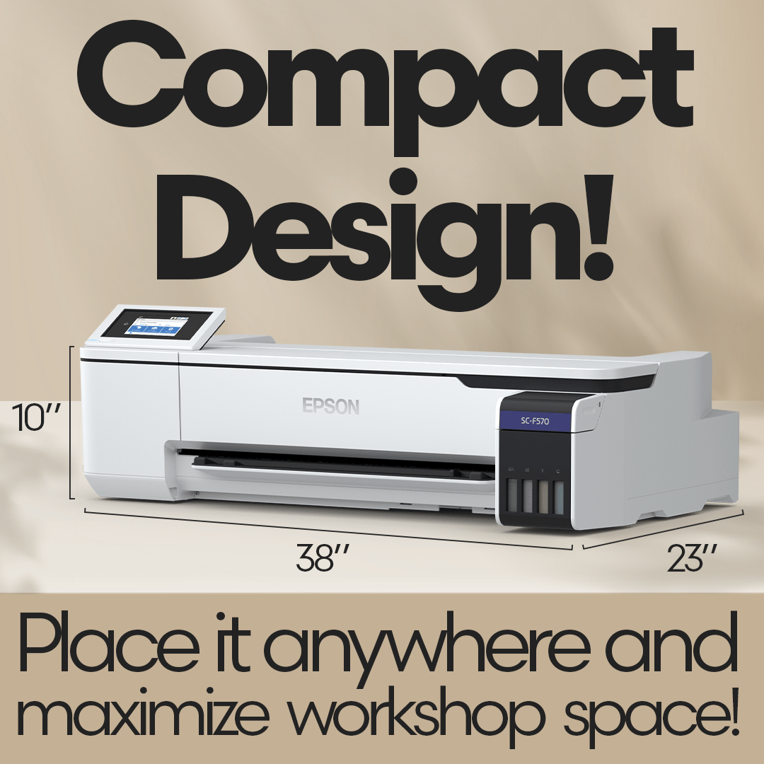 Epson SureColor F570 24" Pro Sublimation Printer 2 - in - 1 Mug Press Bundle - HeatPressNation