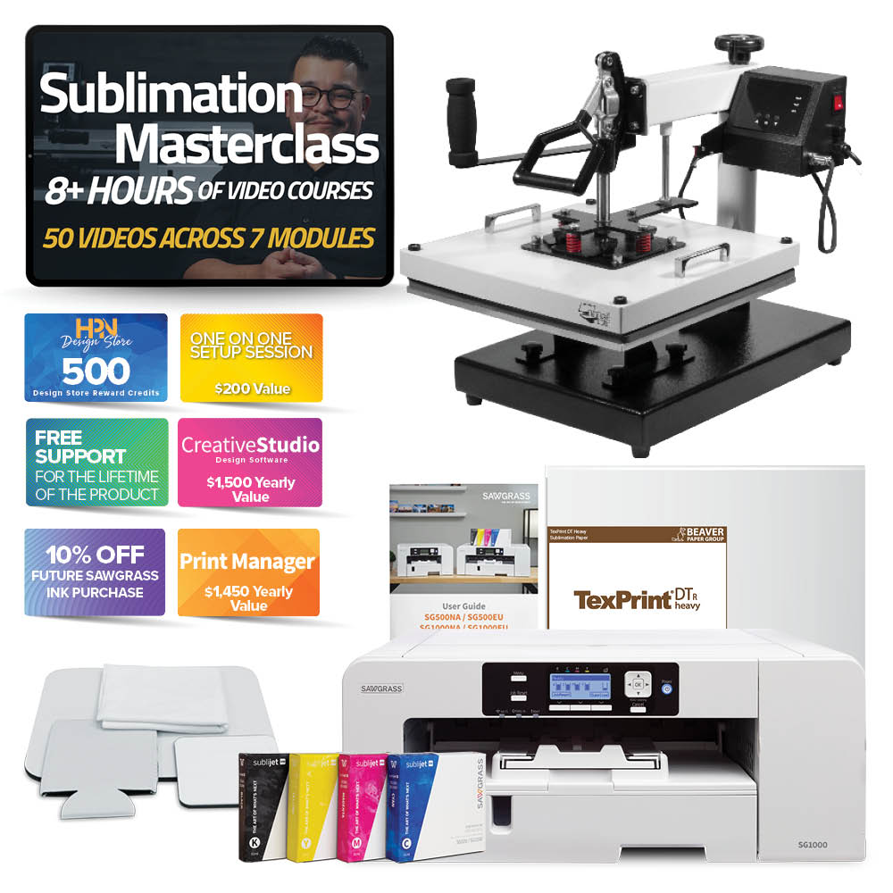 Sublimation Ink Wireless Printer Sublimation System Kit Sublimation Paper  Bundle