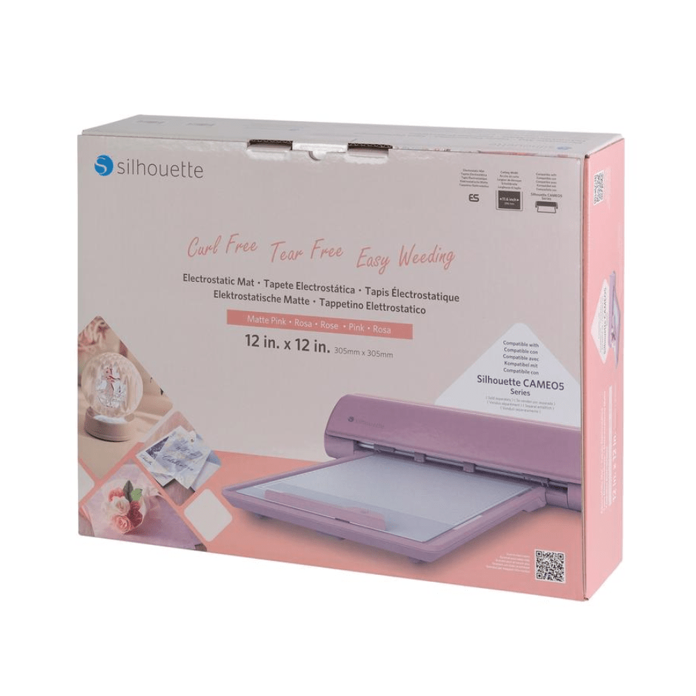 Refurbished Silhouette CAMEO Electrostatic Mat Matte Pink - 12 in. x 12 in. - HeatPressNation
