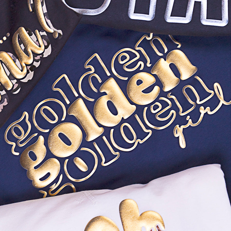 Siser EasyPuff Metallic Heat Transfer Vinyl 12" - By the Yard