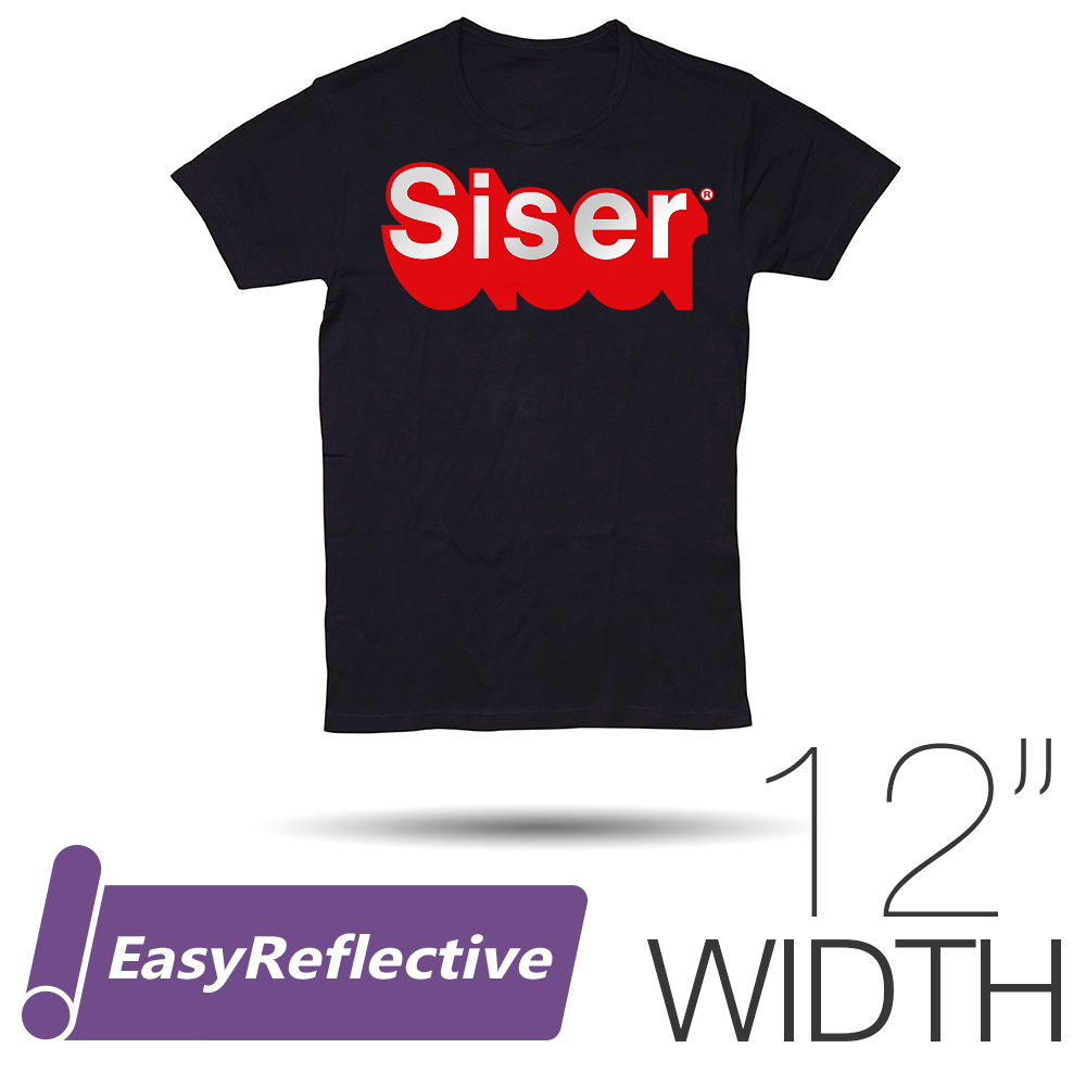 Siser EasyReflective Silver Heat Transfer Vinyl 12" - By the Yard