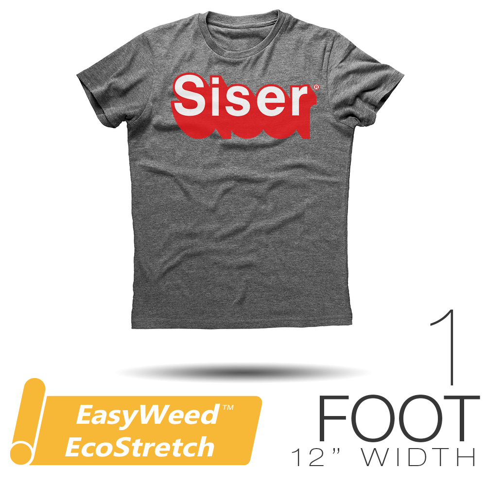Siser EASYWEED ECOSTRETCH Heat Transfer Vinyl - 12" x 1 Foot - HeatPressNation