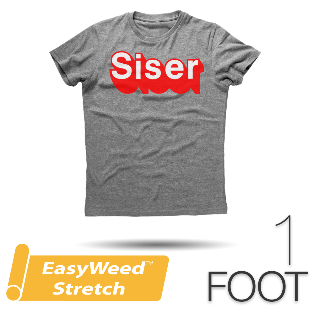 Siser EASYWEED STRETCH Heat Transfer Vinyl - 15" x 1 Foot - HeatPressNation