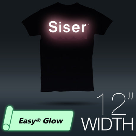 Siser Easy Glow Wärmeübertragungsvinyl, 30,5 cm, Meterware