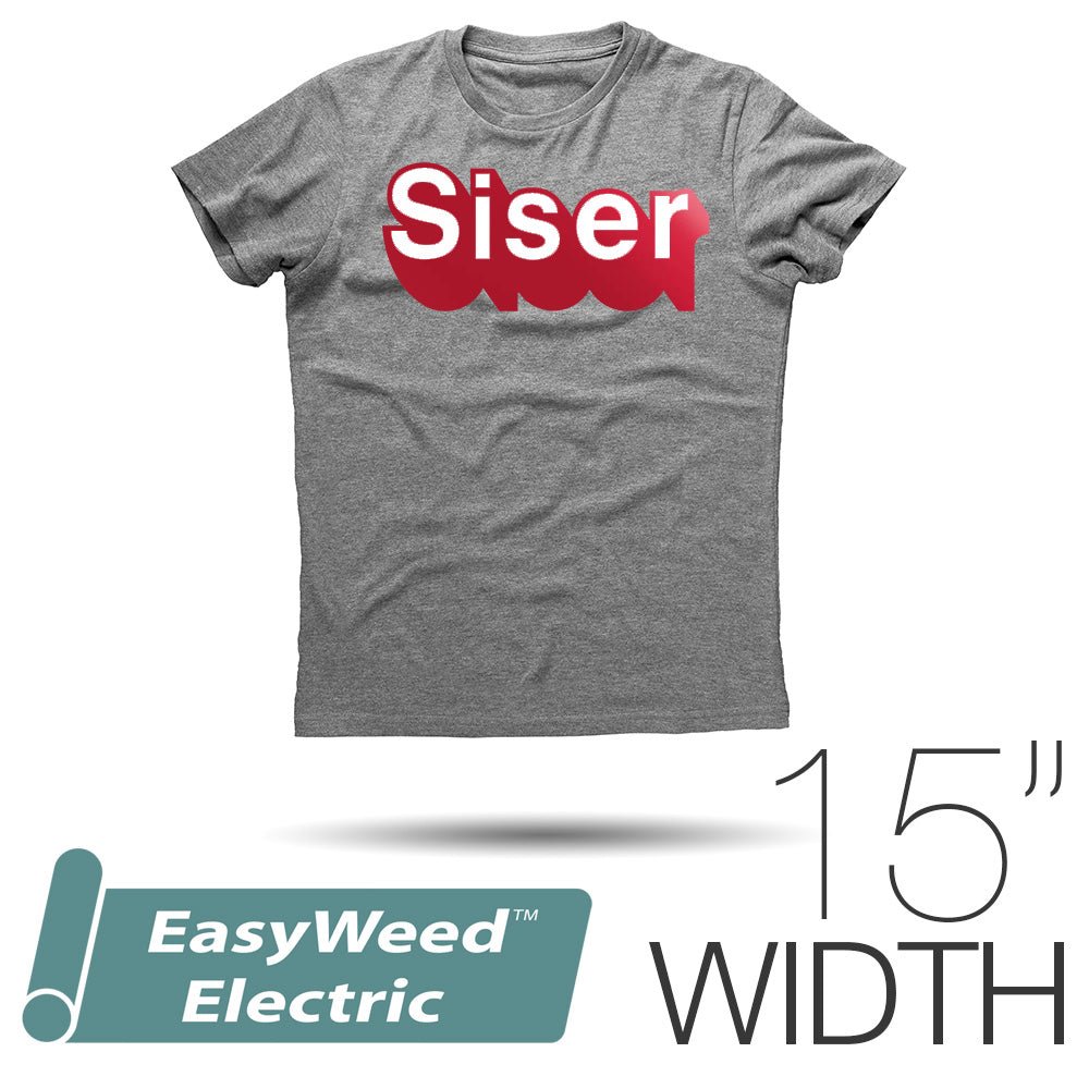 Siser EASYWEED ELECTRIC Heat Transfer Vinyl 15" - By the Yard - HeatPressNation