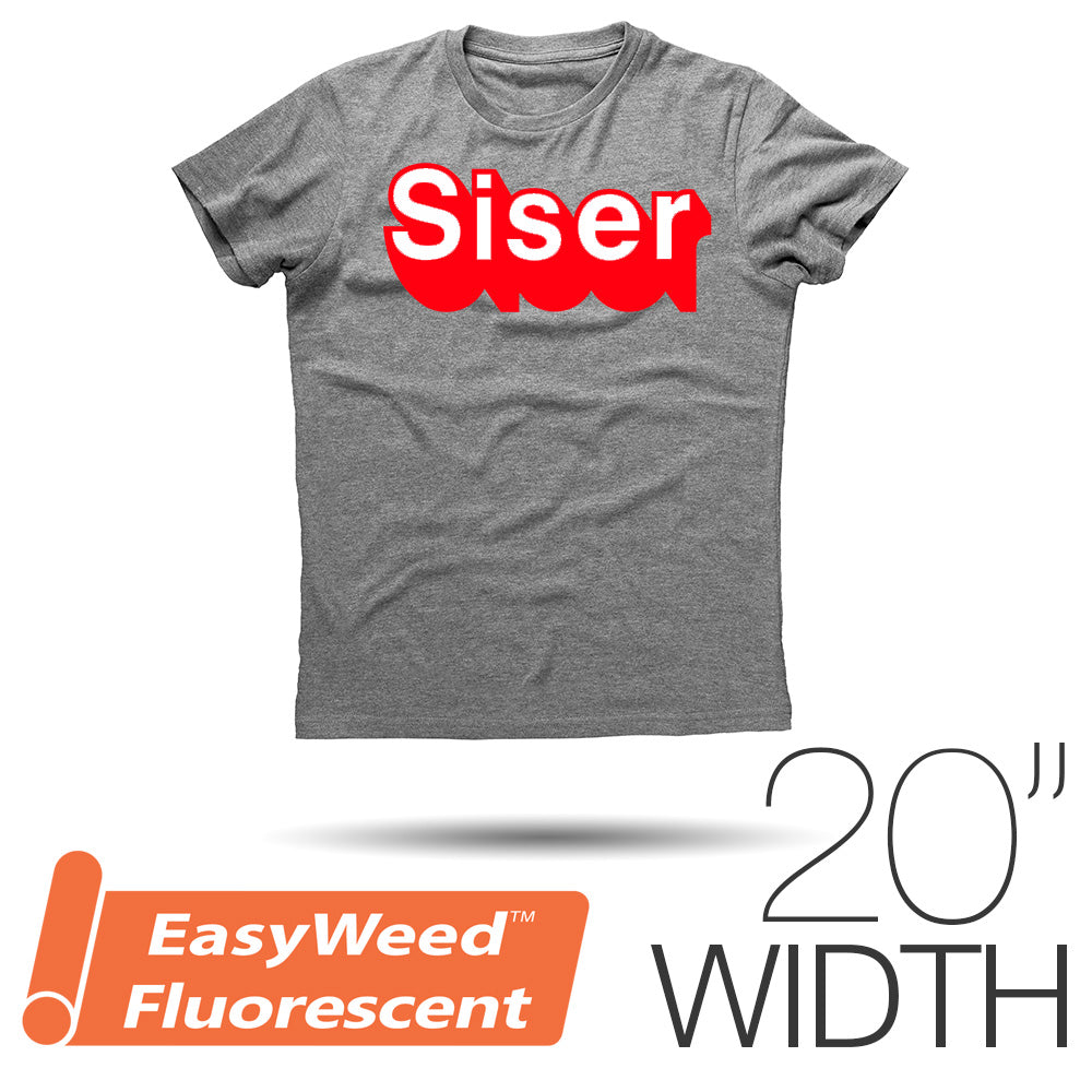 Siser EASYWEED FLUORESCENT Heat Transfer Vinyl 20" - By the Yard