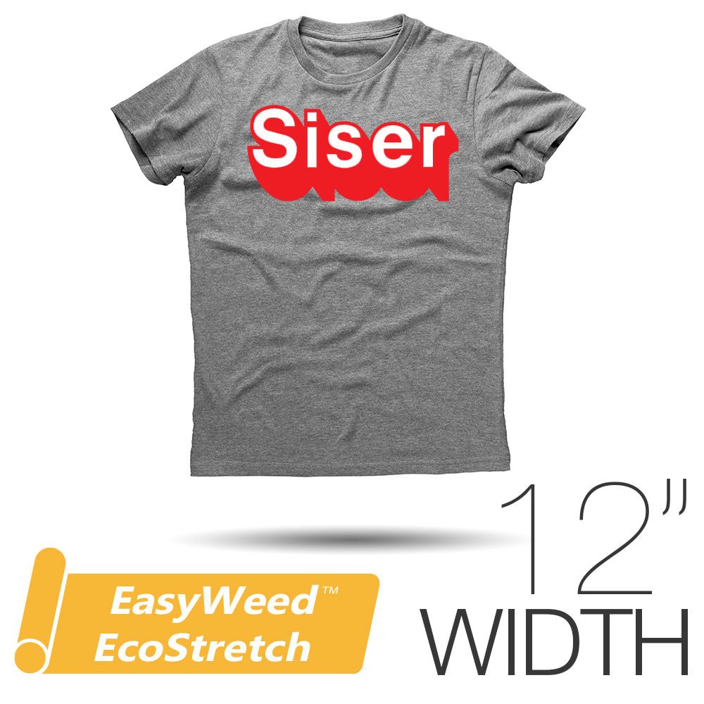 Siser EASYWEED ECOSTRETCH Heat Transfer Vinyl 12" - By the Yard - HeatPressNation