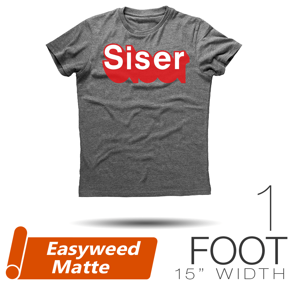 Siser EASYWEED MATTE Heat Transfer Vinyl - 15" x 1 Foot - HeatPressNation