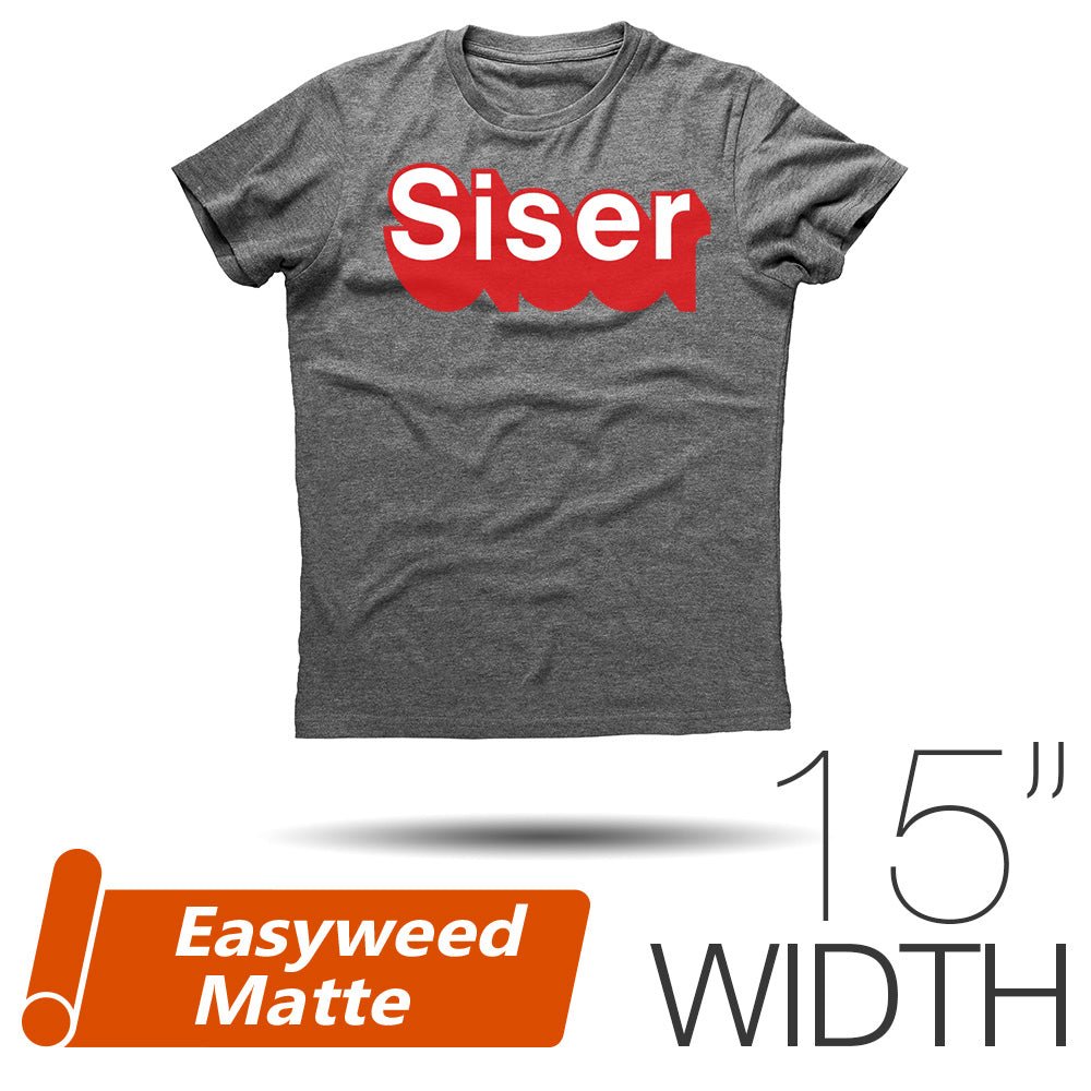 Siser EASYWEED MATTE Heat Transfer Vinyl 15" - By the Yard - HeatPressNation