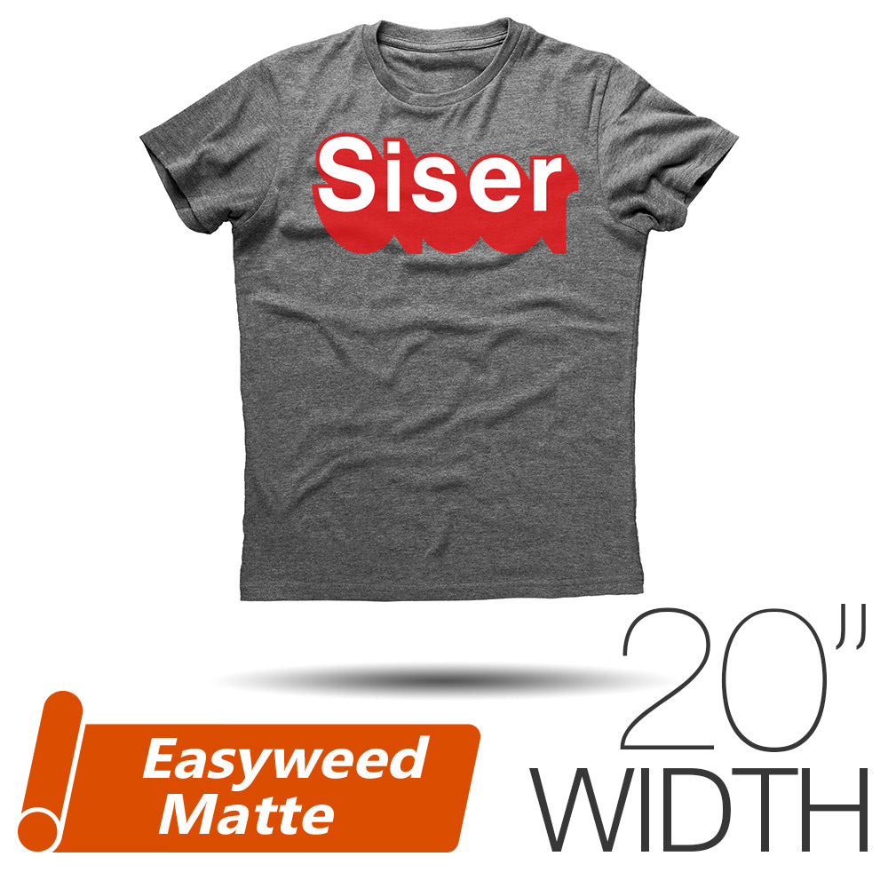 Siser EASYWEED MATTE Heat Transfer Vinyl 20" - By the Yard