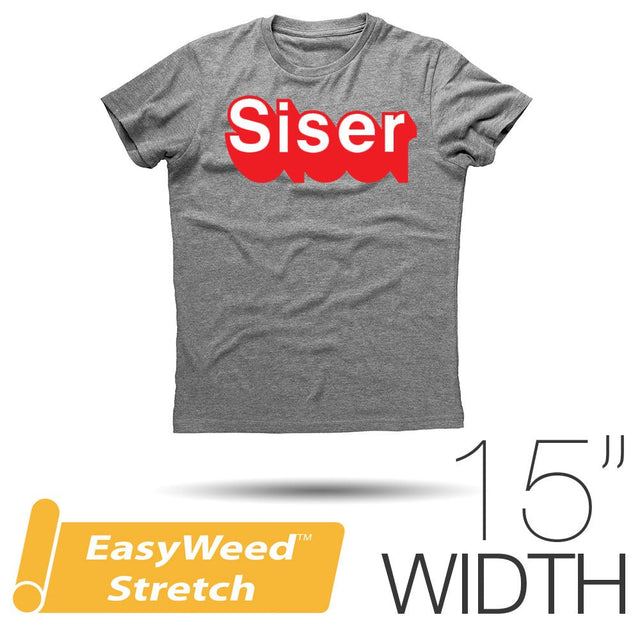 Siser EASYWEED STRETCH Heat Transfer Vinyl 15" - By the Yard - HeatPressNation