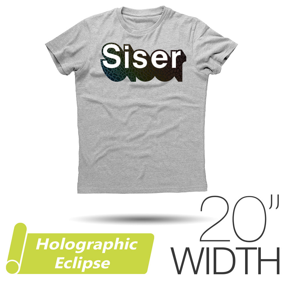 Siser HOLOGRAPHIC Eclipse Heat Transfer Vinyl 20" - By the Yard
