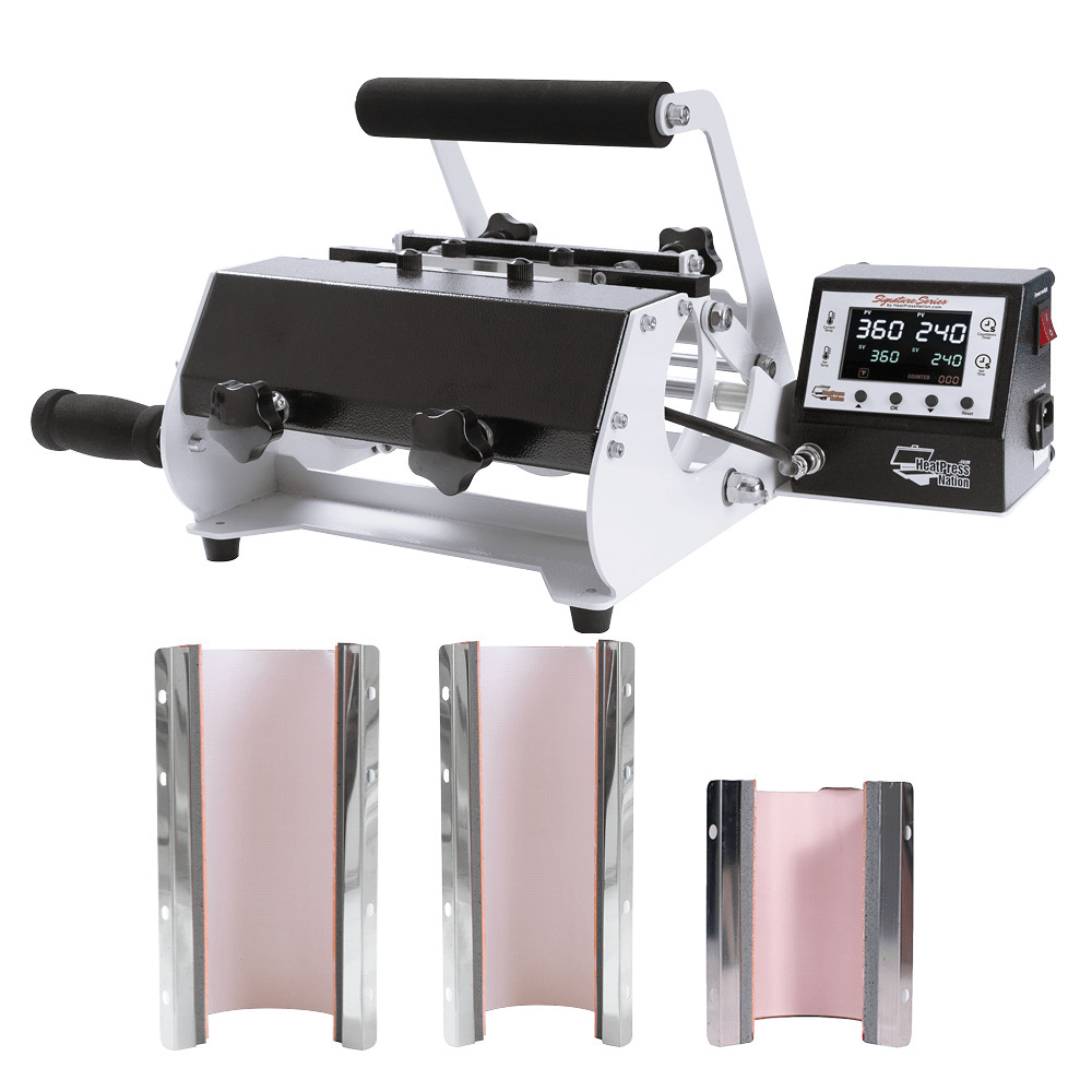 HPN Signature Series 3 - in - 1 Automated Sublimation Mug and Tumbler Press - HeatPressNation