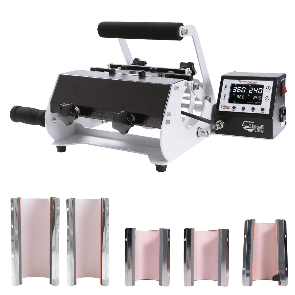 HPN Signature Series 5 - in - 1 Automated Sublimation Mug and Tumbler Press - HeatPressNation