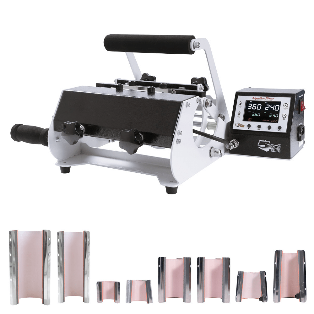 Epson SureColor F570 24" Pro Sublimation Printer 8 - in - 1 Mug Press and 16" x 20" Swing Away Press Bundle - HeatPressNation