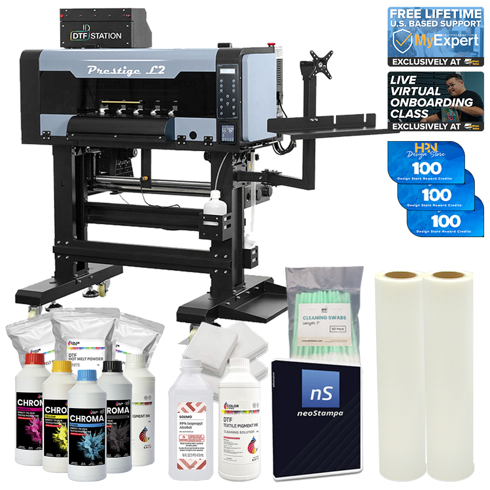 DTF Station Prestige L2 16" Printer with Supply Bundle