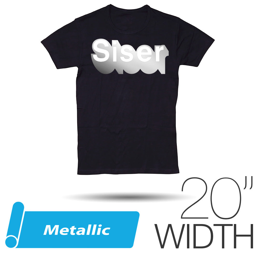 Siser METALLIC Heat Transfer Vinyl 20" - By the Yard