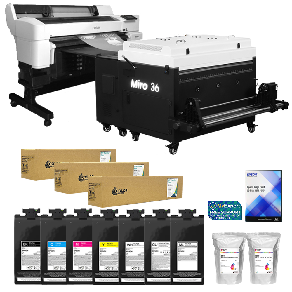 Epson SureColor G6070 35" DTF Printer Shaker with Ink Bundle