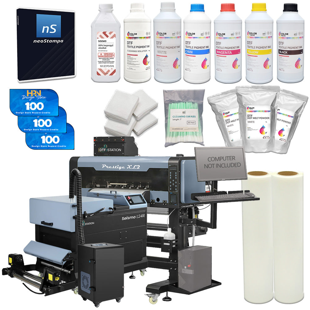 DTF Station Prestige XL2 24" Printer with L24R Shaker Bundle