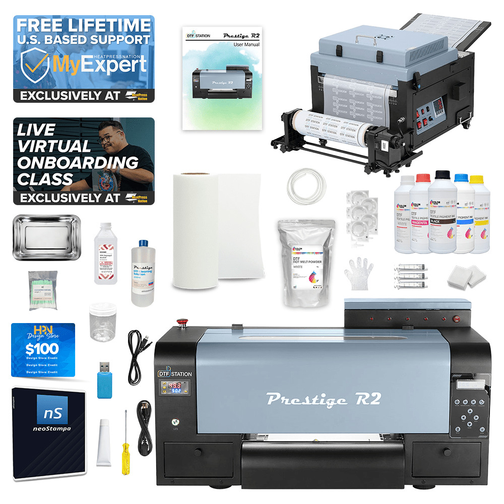 DTF Station 13" Prestige R2 with 13" Shaker Bundle - HeatPressNation