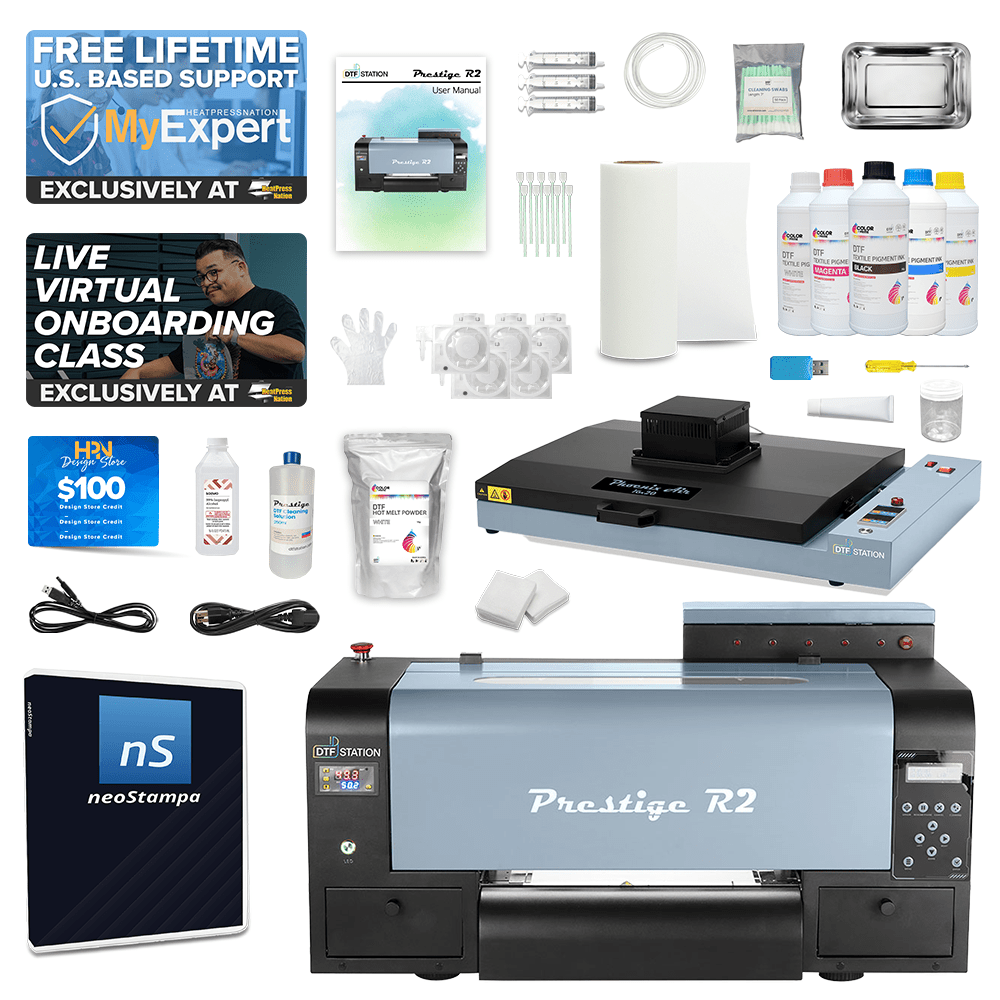 DTF Station 13" Prestige R2 Curing Oven Bundle - HeatPressNation