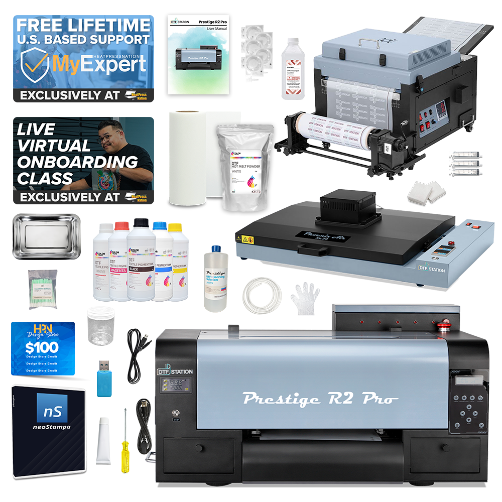 DTF Station Prestige R2 Pro 13" Curing Oven and Miro 13 Max Shaker Bundle