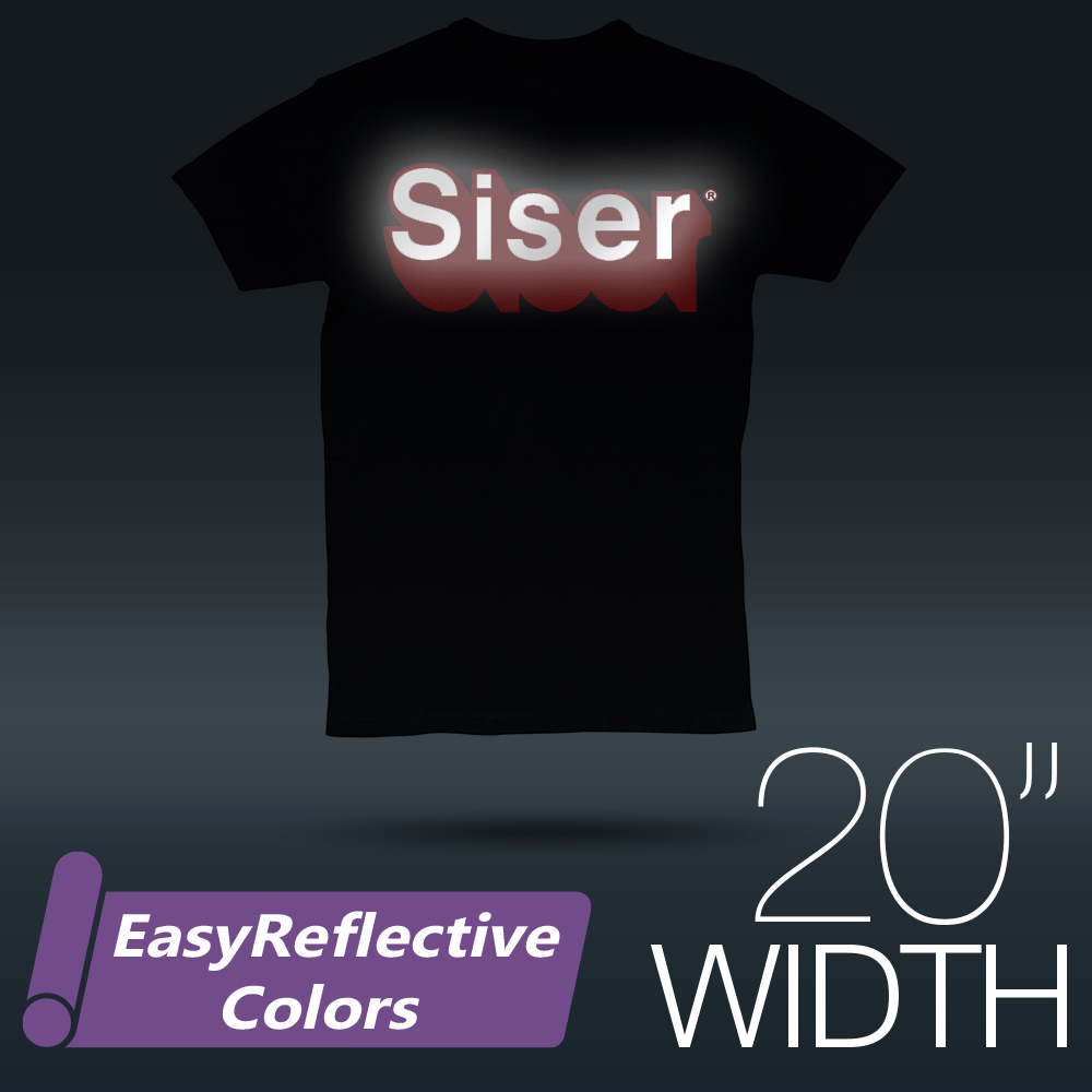 Siser EasyReflective Colors Heat Transfer Vinyl 20" - By the Yard - HeatPressNation
