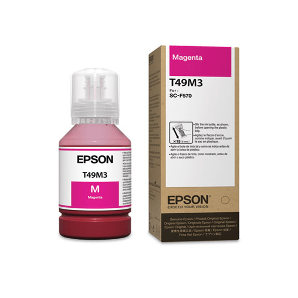 Epson T49M Magenta UltraChrome Dye Sublimation Ink for SureColor F170 and F570 - 140ml - HeatPressNation