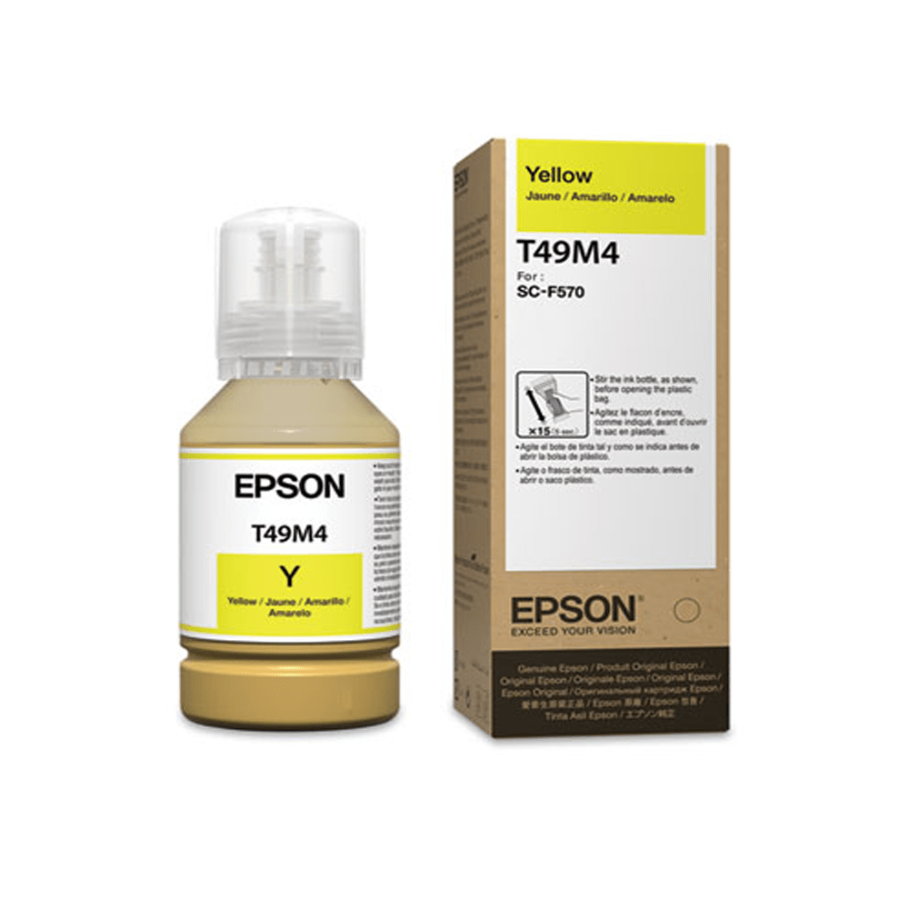 Epson T49M Yellow UltraChrome Dye Sublimation Ink for SureColor F170 and F570 - 140ml - HeatPressNation