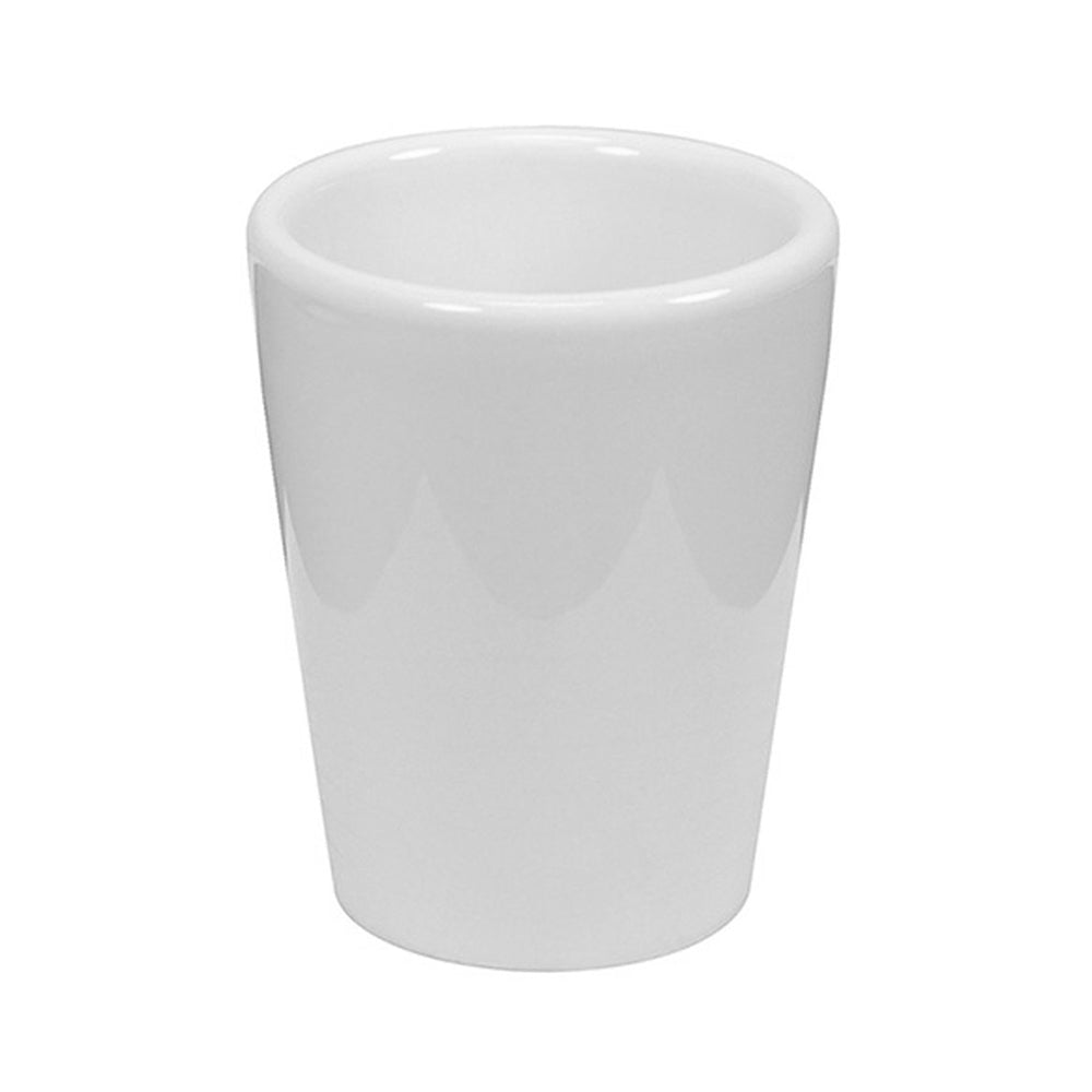 Sublimatable 1.5 oz Shot Glass Frosted or Clear with White Patch
