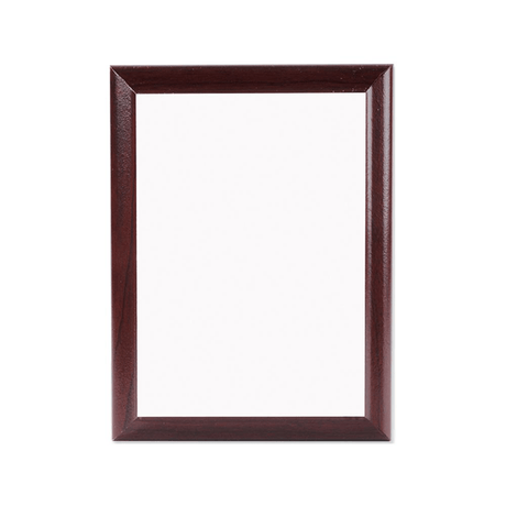 Unisub 8" x 10" Cherry Sublimation MDF Plaque with Ogee Edge - HeatPressNation