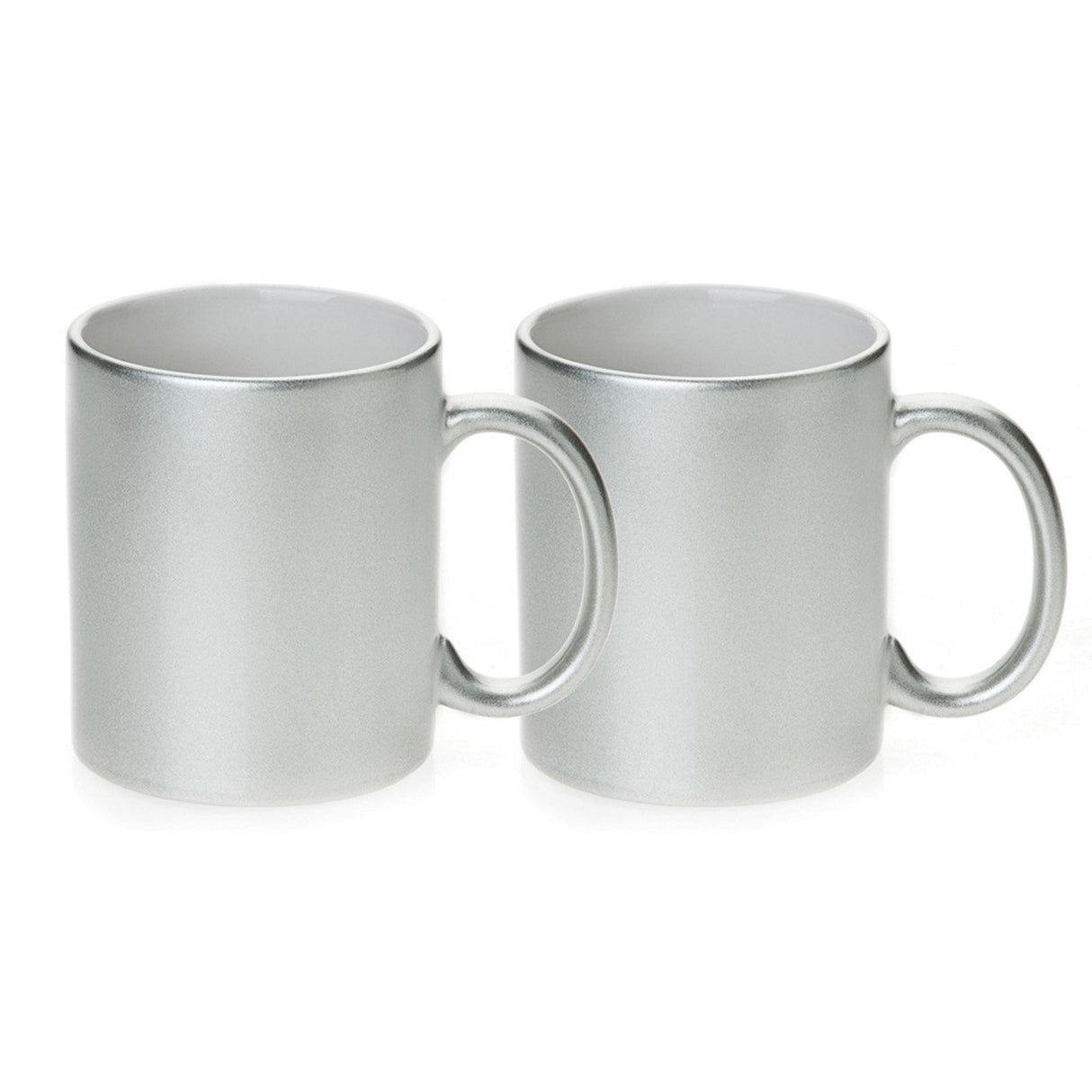 HPN SubliCraft 11 oz. Metallic Ceramic Sublimation Mug - 36 per Case - HeatPressNation