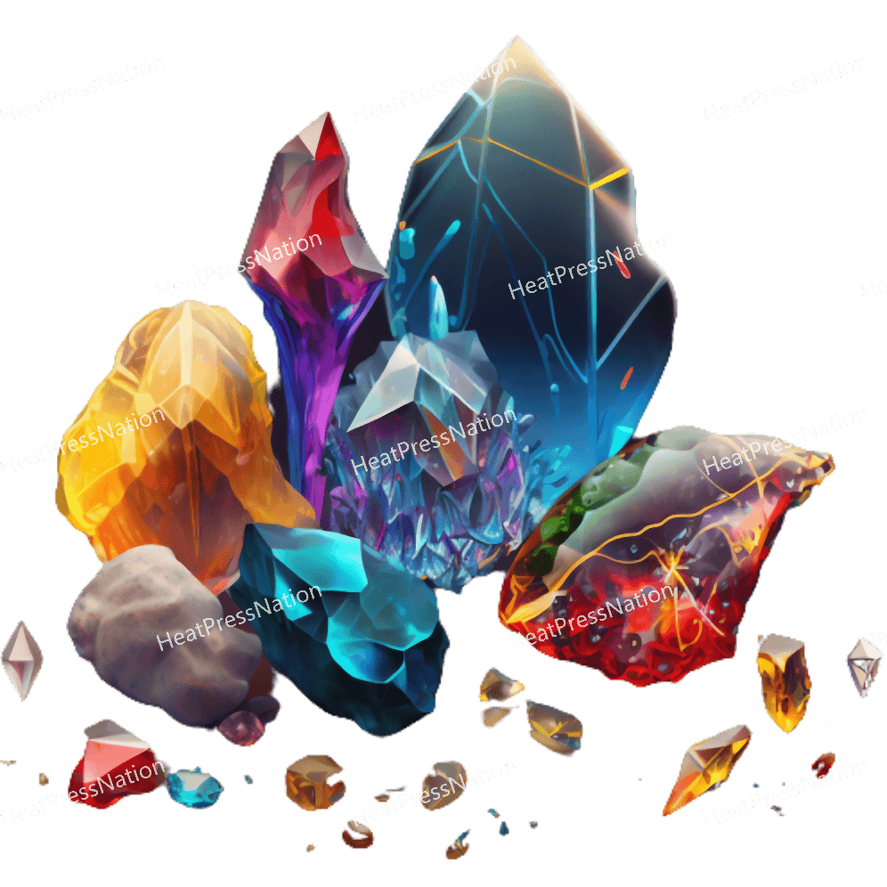 Colorful Crystals Design - HeatPressNation