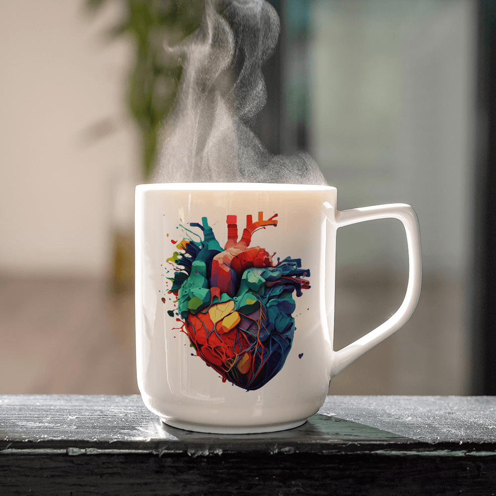 Colorful Heart Design - HeatPressNation