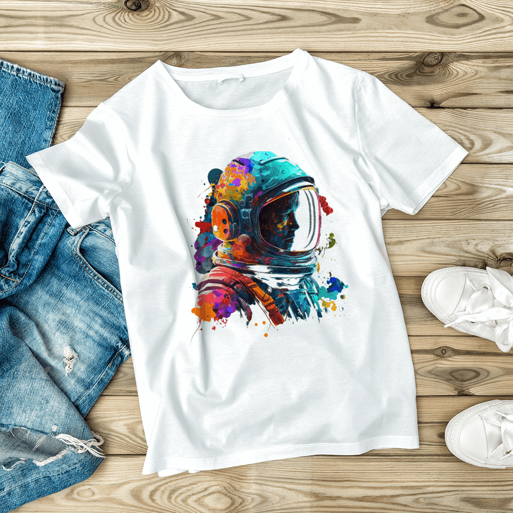 Colorful Astronaut Design - HeatPressNation
