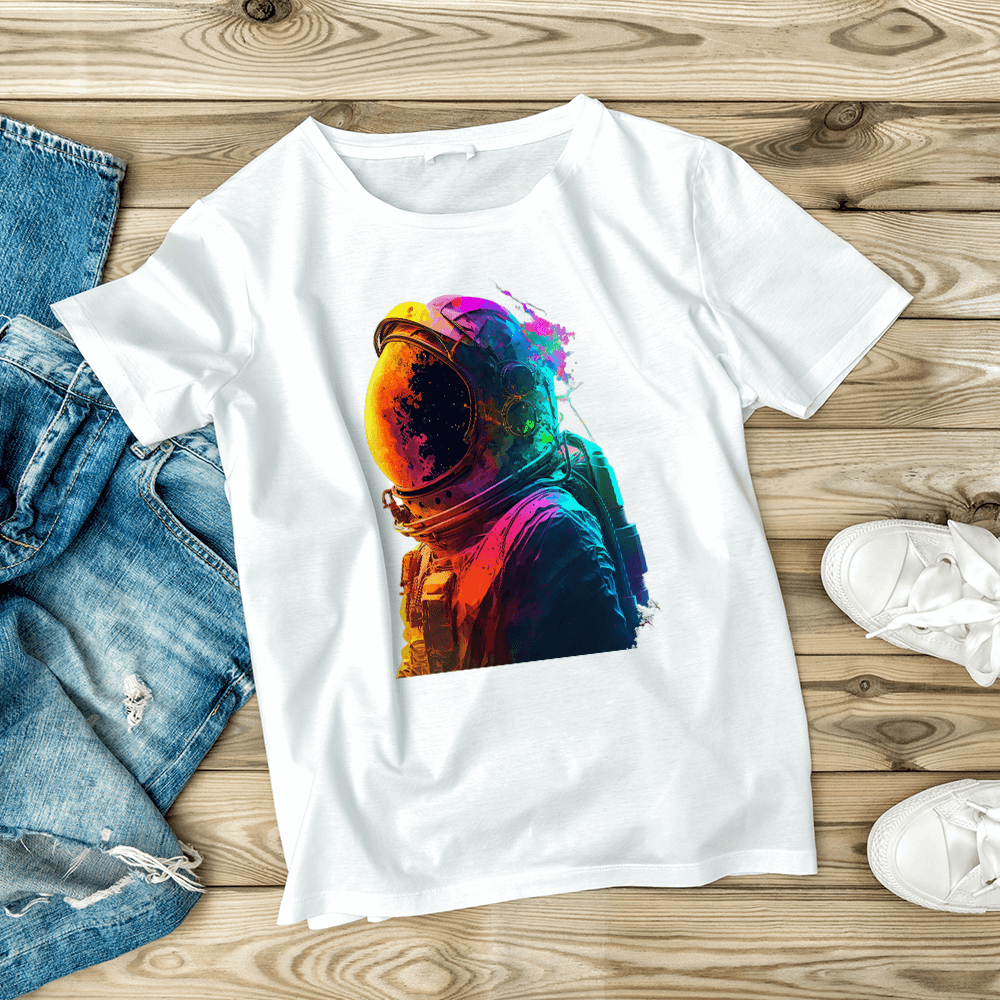 Neon Astronaut Design - HeatPressNation