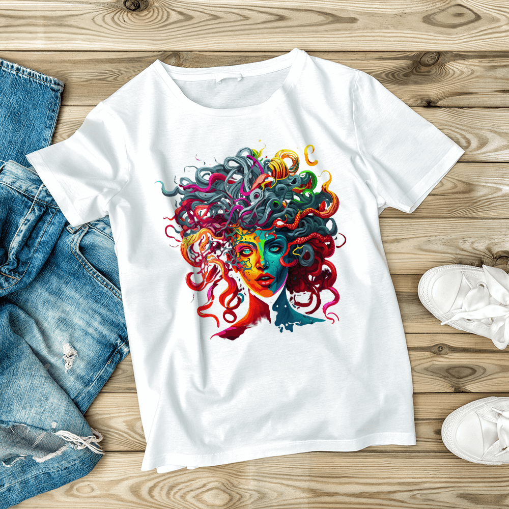 Neon Wild Hair Design - HeatPressNation