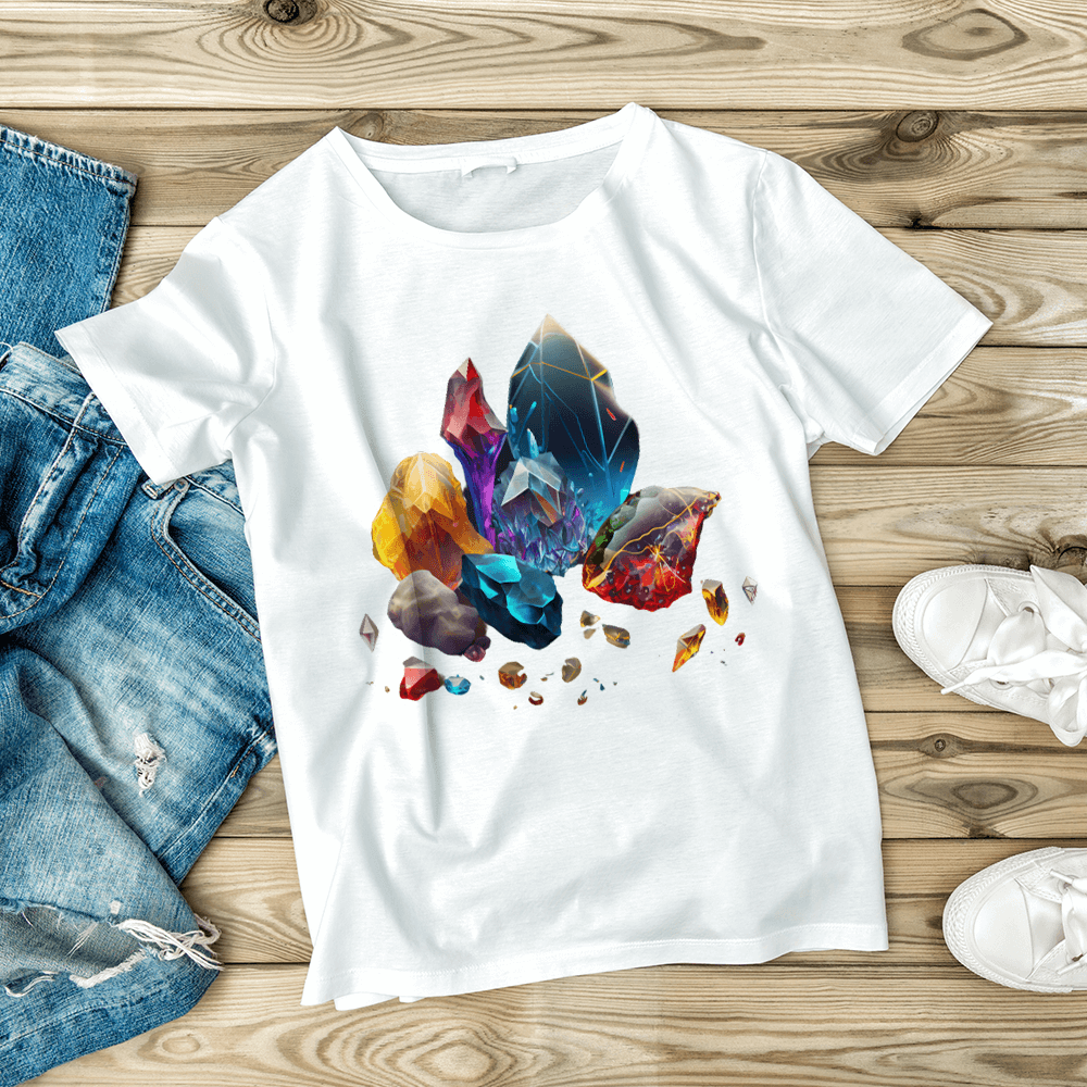 Colorful Crystals Design - HeatPressNation
