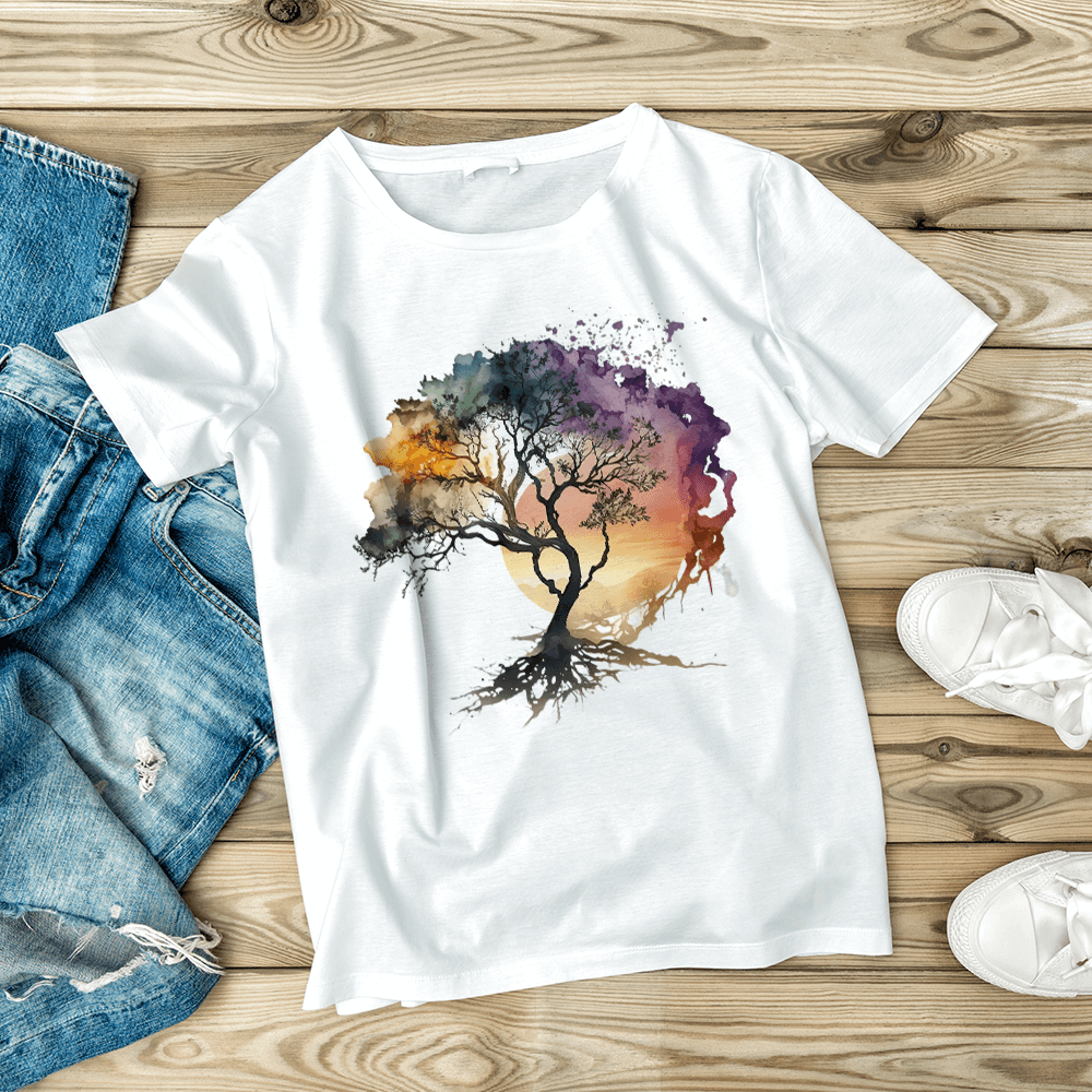 Sunset Tree Design - HeatPressNation