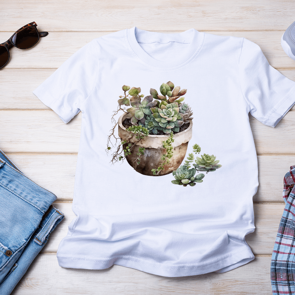 Succulent Assortment Design - HeatPressNation