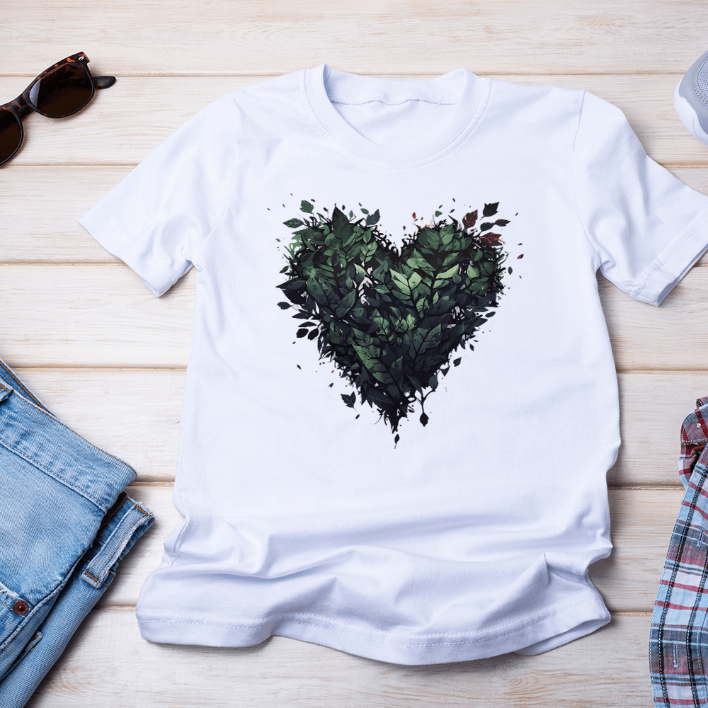 Leaf Heart Design - HeatPressNation