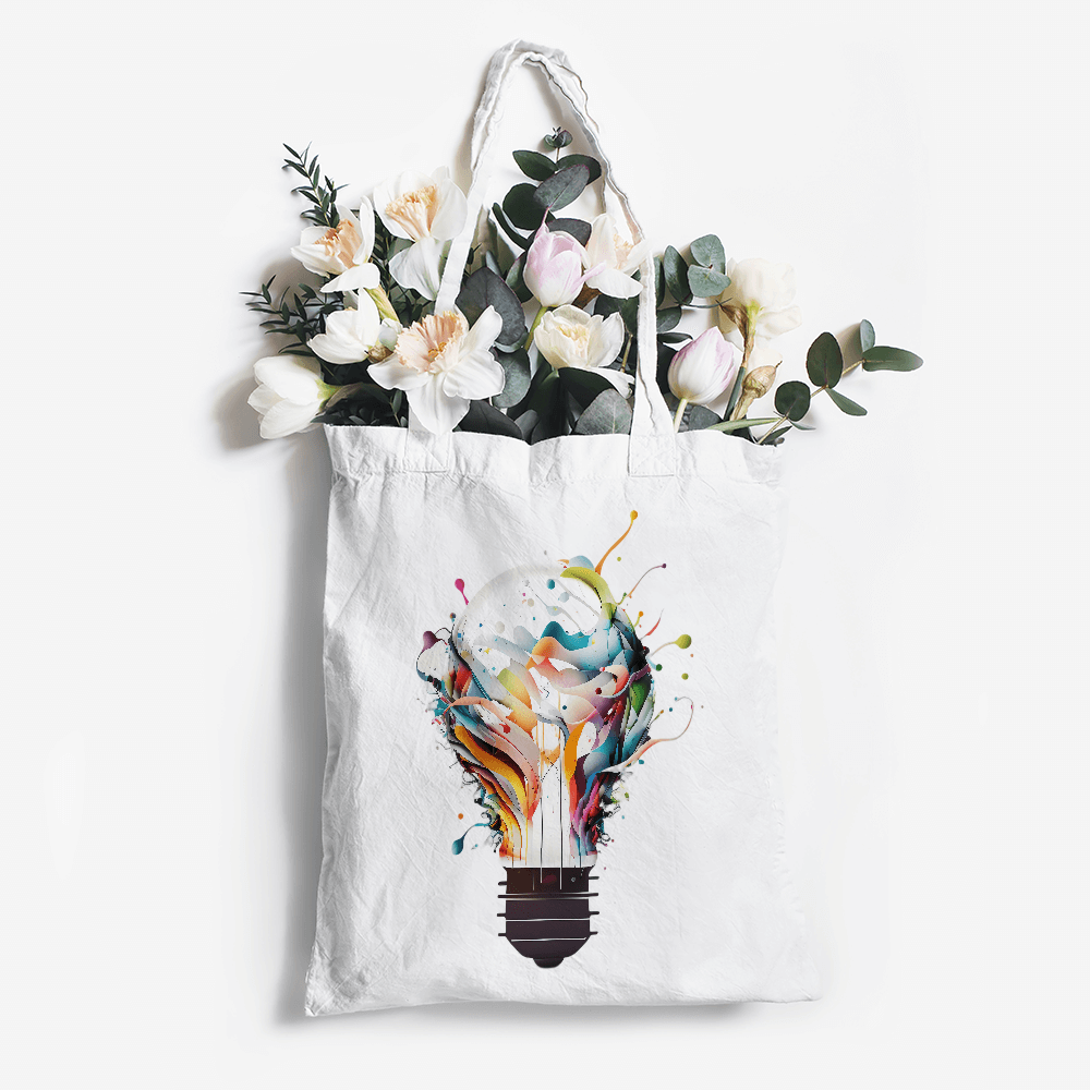 Wavy Color Lightbulb Design - HeatPressNation