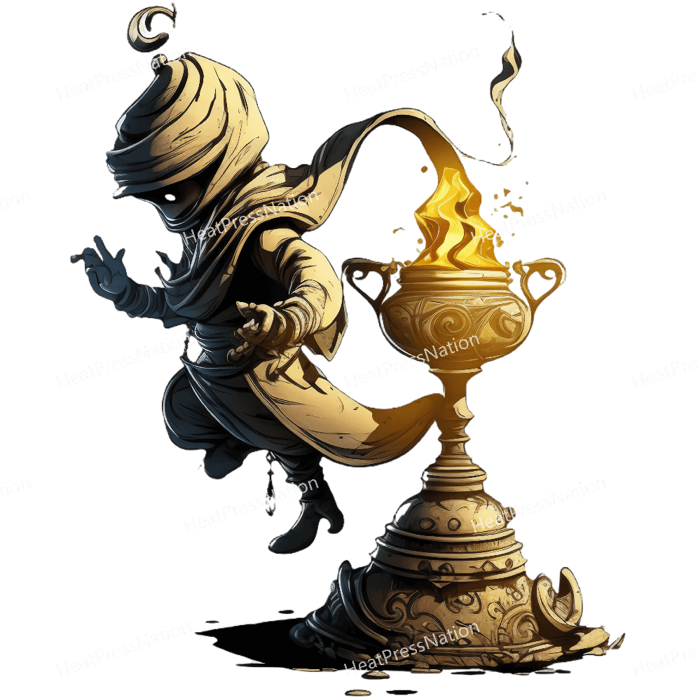 Genie Floating Design - HeatPressNation