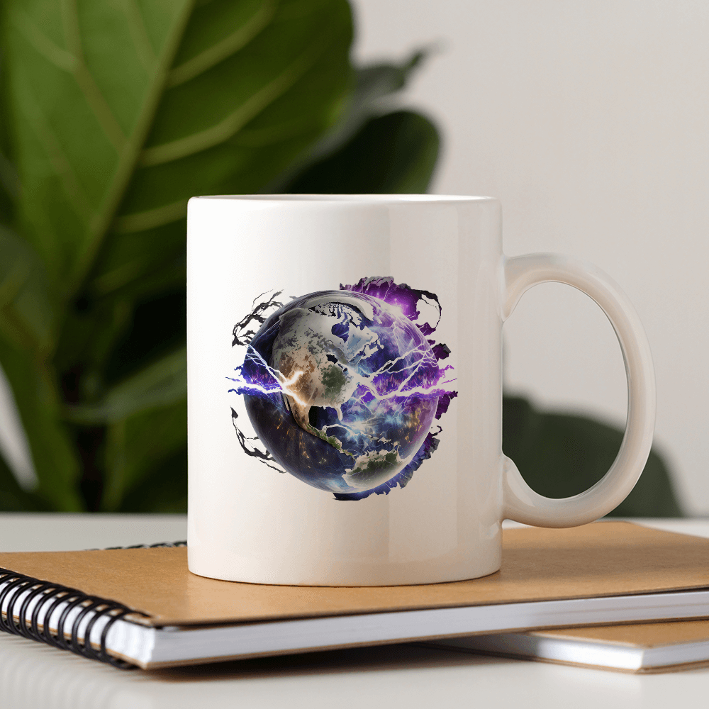 Lightning Globe Design - HeatPressNation