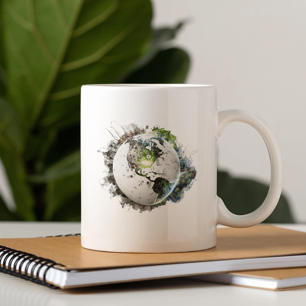 Waterless Globe Design - HeatPressNation
