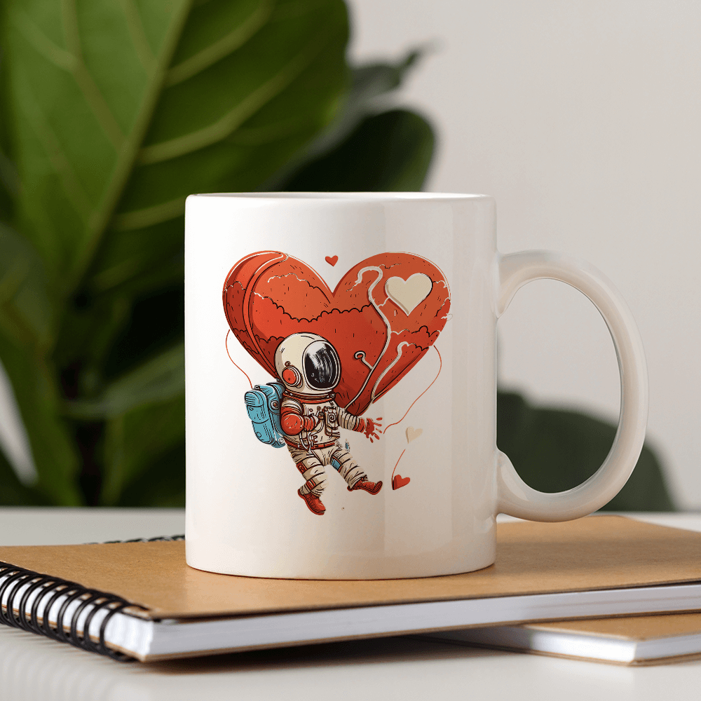 Astronaut Love Design - HeatPressNation